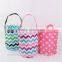 Fashion and Concise Monogrammed Easter Polka Dot Bucket wavy bag
