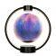Metal 360 Rotating Round Shape for Gift Promotion Bedroom Music Player Box Magnetic Levitation Floating Moon Lamp Speaker