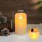 Real Wax LED Candles with Timer – Flameless, Battery Operated, Remote Control, Flickering Flame Sets/Pack in 4