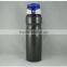 Mlife black color 650ml sports water bottle aluminum with cap bottle