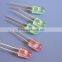 5mm Green Oval Led Diode diffused for message board