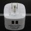 Affordable FCC CE Approved US America Type B 3 pin to universal EU US UK AU Italy TypeA Travel Adapter Converter