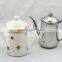 Stainless steel Coffee Jar Milk Jar with Decor 1.2L 1.6L