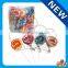Colourful swirl lollipop