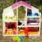 Happy family doll house,baby wooden doll house,doll house toy