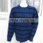 100% Wool computer knitted sweater cable pullover for men's wear