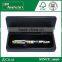 Custom Black Lacquer MDF Pen Packaging Box With Logo Printing For 1 or 2 pen,Luxury Wooden Pen Box