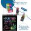 3mm wet-wipe neon marker