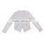 White lady long sleeve top overall coat dress oem clothes design factory