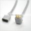 Gold Plated Angle Male-Male Female HDMI Cable 1.4 2.0 Version 1080p 3D for HDTV XBOX PS3