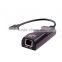 Wholesale USB 3.1 Male Type-C to LAN Port RJ45 1000M Gigabit Ethernet Network lan Adapter Connector Laptop PC (Black)
