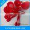 Eye catching bright red plastic measuring scoop made in Guangdong