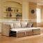 Rattan Wicker Hand Woven Living Room Furniture Set Multipurpose Futon Modern Design Corner L Shape Sofa Cum Bed                        
                                                Quality Choice