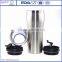 Double Wall Insulated Stainless Steel thermos travel mug Coffee Mug With Silicone