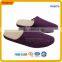 Customized Colors Purple women soft Indoor Slippers