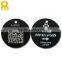2015 blank anodized aluminum qr code pet tags with package