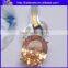 Cheap 925 Sterling Silver Pendant Necklace Fire Opal And Yellow Topaz Pendant Wholesale