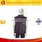 Sleeveless Black Adjustable Safety Vest for Construction