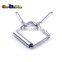 1-1/2"(41mm) Silver Roller Buckle With Double Needle Brief All-match For Belts Bags
