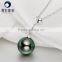wholesale jewelry 8--9mm tahitian black baroque pearls pendant