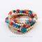 Latest style charm bracelet gold jewellery women bracelets,rose bracelet,metal bracelet
