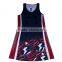 Cheap 100% polyester girls netball jersey