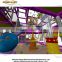 Plastic Playground Material and Indoor Playground Type Slide and kids'indoor commercial naughty castle sale!