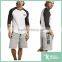 Silk print Cotton Polyester Mens wholesale cargo board shorts