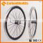 CarbonBikeKits Light weight Alloy brake surface road 50mm carbon fiber clincher wheels SR50C-A