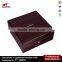 High gloss customized MDF wood wedding business card box for storage
