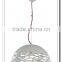 modern pendant light holder in white or black colors