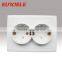 European standard 1 Gang Tel socket with PC panel