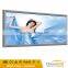 DC 12V vol poster led lightbox with snap open aluminum cover frame