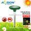 Solar garden lights to repel moles and groundhog