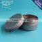 screw top metal cans 3oz,90ml screw top round aluminum tin cans