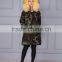 Cheap Winter Jacket faux rabbit lining raccoon fur winter custom parka