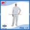 ISO factory made low price 55g Non-woven PP protective reflective safety coverall with CE FDA approval