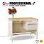 gold supplier optional color office desk with hanging drawer