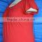 Short Sleeve Round Neck Fashion Women plus size clothing,fancy ladies tops latest design