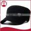 flat top military cap form men /custom logo military hat / denim military hats