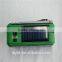 Made in China Mobile charger Siren red light Jack Solar Solar dynamo radio