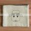 Best Selling Custom Canvas Zipper Pouch /Canvas Zipper Bags Wholesale