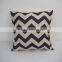 Latest design zigzag printed pillow case custom home decorative cushions covers