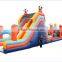 3.5mWx20mLx6mH Giant Inflatable Obstacle Course Outdoor Inflatable Games for Adult