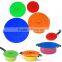 Reusable Food Bowl Cover Silicone Lids Set