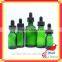 20ml glass dropper bottle with green glass bottle for electric smoke oil bottle