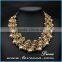 New luxury wedding gift jewelry exaggerate beads fancy gold necklace
