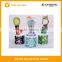 Cylinder design printed paper memo cube with pen holder