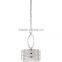 3-light Contemporary Polished Nickel Semi-Flush