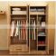 Hot-selling bedroom furniture wood wardrobe clothes cabinet